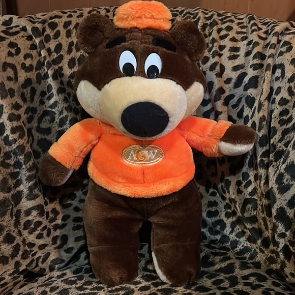 A&W Root Beer Stuffed Plush Vintage Bear - Picture 4 of 6